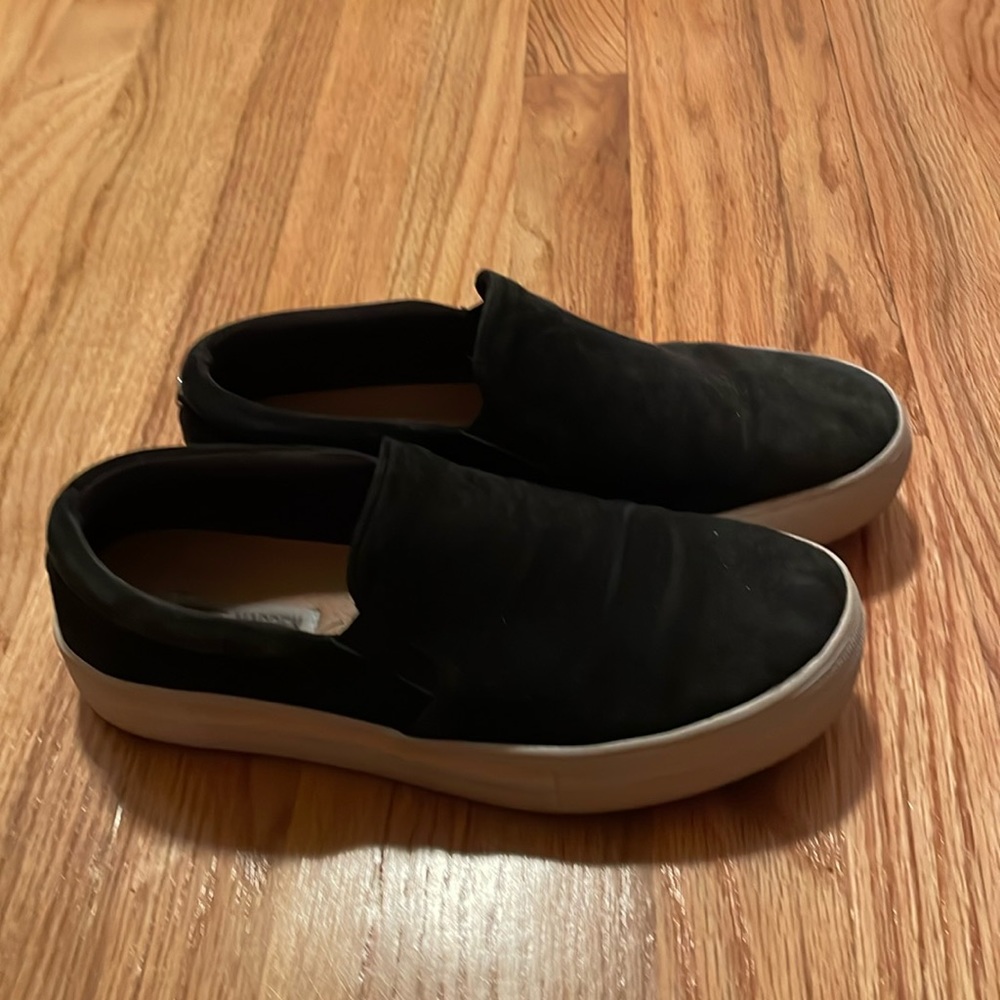 Steve Madden Black Suede Slip On Sneaker